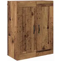 vidaXL Wandkast Oud Hout 69,5 x 34 x 90 cm Bewerkt hout