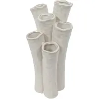 Countryfield Vaas Enix aardew L16B14H31,5CM wit