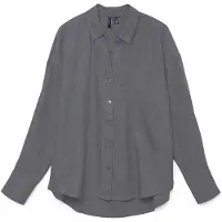 Vero Moda Blouse 'VMMELANEY QUEENY' grijs gemêleerd