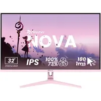AROZZI Nova 32" Gaming Monitor - QHD IPS - 180Hz - Roze