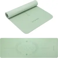 Spokey MANDALA Yogamat - Groen - 183 x 61 x 0,4 cm