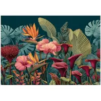 WALLARENA - Behang 150x105 cm - Fotobehang - Vliesbehang - Bloemen motif - Voor de slaapkamer van de salon - Op Flizelinie