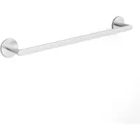 Auralum Max Cecipa MAX Handdoekrek - Ruimte voor 2 Handdoeken - Handdoekstang - 60 cm - Luxe Geborsteld - 2-in-1 Montage - Zonder Boren