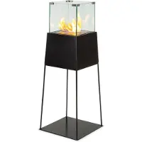 Blumfeldt Firetower bio ethanol haard veiligheidsbrander 250 ml / 1,5 h blushulp vuurscherm
