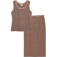 Bonprix Top en rok van een elastische katoenmix (2-dlg. set) maat 48/50 (XL)