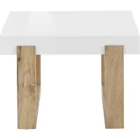 Notio Living Solid|Bijzettafel in Wit-eikenlook