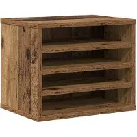 vidaXL Bureau organizer Oudhout 36 x 26 x 29,5 cm Bewerkt hout