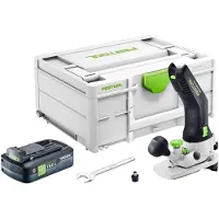 Festool MFKC 700 KA EB-Basic accu-module kantfrees 18 V 8 mm borstelloos + 1x accu 4,0 Ah + Systainer - zonder oplader