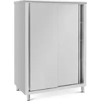 Expondo Servieskast RVS - 120 x 70 x 180 cm -