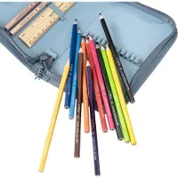 Fresk [Etui met vulling] Jongens – Pennenzak - Etuis voor School - Pennenvak voor Kinderen - Schoolspullen - -Blauw - Dino