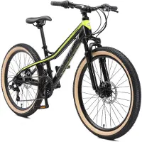 Bikestar MTB kinderfiets 24 inch zwart unisex