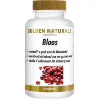 Golden naturals Blaas (60 tabletten)