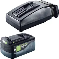 Festool energieset 1x BP 18 Li 5,0 HP-ASI HighPower accupack 18 V 5,0 Ah ( 578519 ) + TCL 6 oplader ( 201135 )