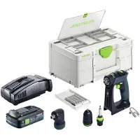 Festool CXS 18-Basic-Set accuboormachine 18 V 40 Nm borstelloos + 1x accu 4,0 Ah + snellader + Systainer