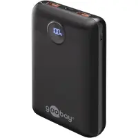Goobay compacte powerbank | USB-C PD 20W + USB-A QC | 20.000 mAh