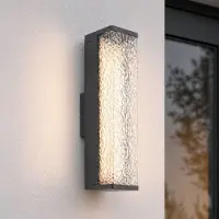 LumenXL Buiten wandlamp Simon met geïntegreerde LED - antraciet