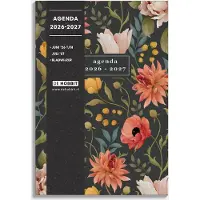 De Hobbit Hobbit - Schoolagenda 2026-2027 - 1 week op 2 pagina's - Harde Kaft - A5 (14 x 20,5 cm) - Vintage Bloemen