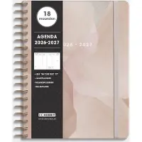 De Hobbit 18 Maanden Agenda 2026-2027 ±A4 Abstract Oudroze