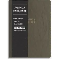 De Hobbit Zakagenda 2026-2027 A6 gewassen kraftpapier