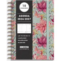 De Hobbit 18 Maanden Agenda 2026-2027 A5 Tropische Bloemen