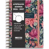 De Hobbit Afsprakenagenda 2026-2027 A5 Tropische Bloemen
