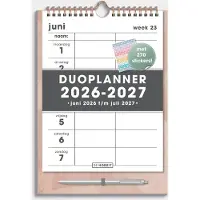 De Hobbit Duoplanner 2026-2027 A4 Abstract Oudroze