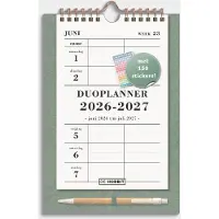 De Hobbit Duoplanner 2026-2027 A5+ Groen
