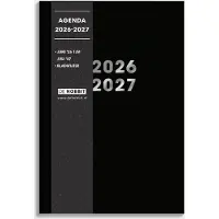 De Hobbit Hobbit - Schoolagenda 2026-2027 - A5 (14 x 20,5 cm) - 1 week op 2 pagina's - Harde Kaft - Zwart