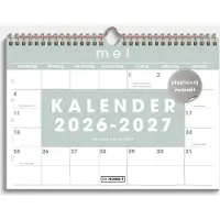 De Hobbit Maandkalender Schooljaar 2026-2027 A4 Mint
