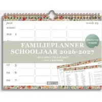 De Hobbit Familieplanner 2026-2027 A4+ Vintage Bloemen