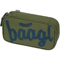Baagl School etui Olive 1-rits