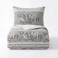 Royal Textile Sleeptime Lazy Dekbed Goodnight Zand 140 x 200 Met Kussensloop cm