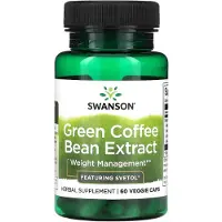Swanson Health - Groene Koffieboon Extract - 60 Vegetarische Capsules