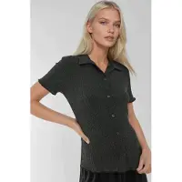 Hiccups for Kids Gestructureerde Korte Mouwen Blouse met Shirtkraag