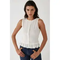 Hiccups for Kids Gestructureerde Ronde Hals Blouse met Rimpeldetail