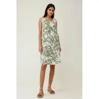 Hiccups for Kids Bloemen A-vormige Mouwloze Mini-jurk