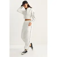 Bianco Twee-delige Trainingspak met Binddetails
