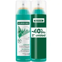 Klorane A La Ortiga Sebum-regulerende Droogshampoo Voor Vettig Haar Pack 2 X 150 ml