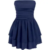 Hiccups for Kids Strapless Rimpel Mini-jurk