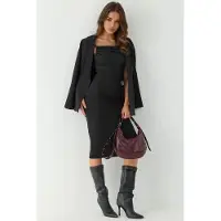 Hiccups for Kids Cowl Neck Bodycon Midi Jurk