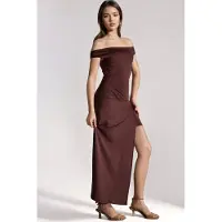 Hiccups for Kids Off-shoulder maxi-jurk met uitsnijdingen