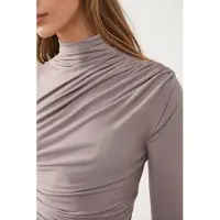 Hiccups for Kids Hoogste Kraag Drapé Detail Blouse