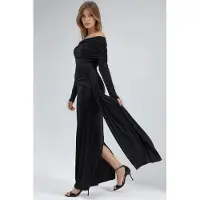 Hiccups for Kids Asymmetrische Bodycon Maxi-jurk met Split