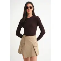 MixRay Zachte Textuur Geverfde Fitted Top