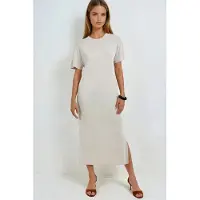 Busem Losse Fit Midi-jurk met Splits