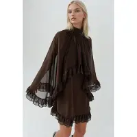 Hiccups for Kids Elegante Coltrui Mini-jurk met Rimpeldetail