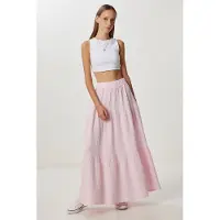 Happiness İstanbul Hoge Taille A-Lijn Maxi Rok