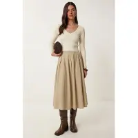 Happiness İstanbul Hoge Taille A-Lijn Midi Rok