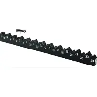 House Vitamin Calender mdf xmas advent countdown -black 60x2.5x8.5cm