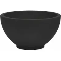 Wiesbaden Waskom tessa rond 20x11 cm solid surface mat zwart